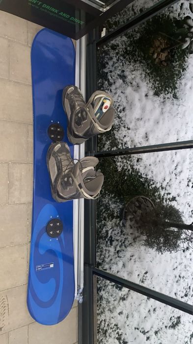 Placa Snowboard+boots+legaturi