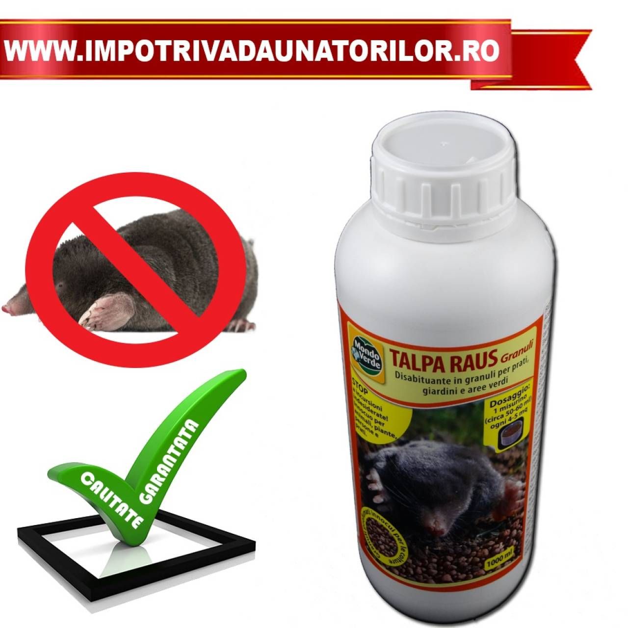 Granule pentru combaterea cartitelor din gradina REP96