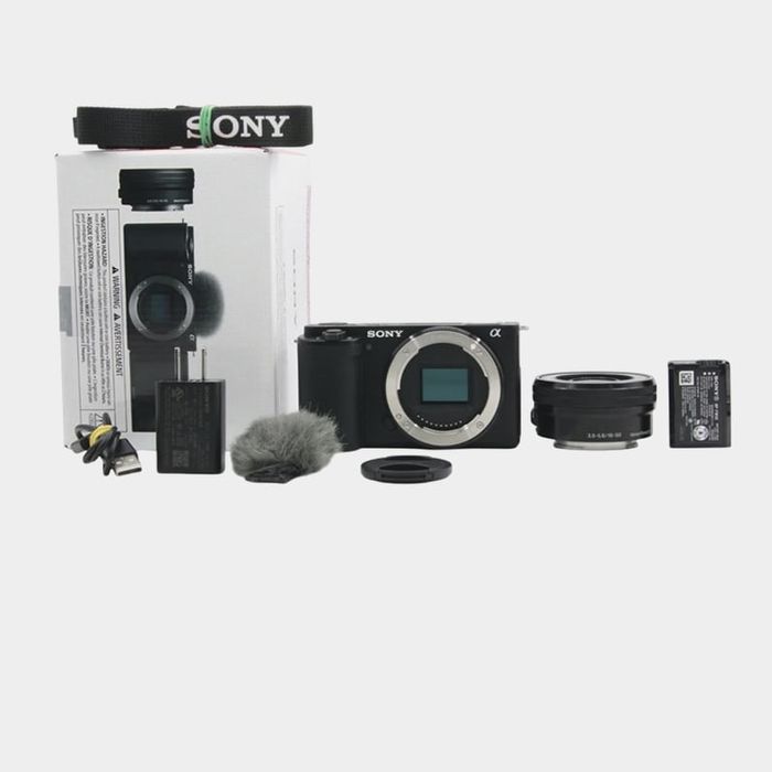 Sony ZV-E10 4K 16-50mm foto aparat holati ideal