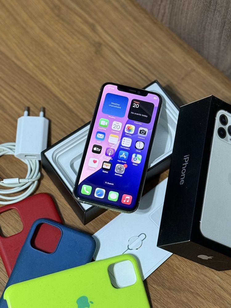 Iphone 11 Pro Silver 64GB 100% Battery
