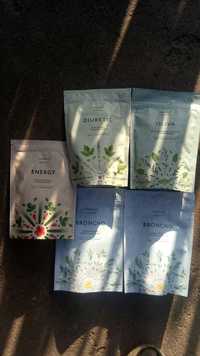 Лекарственые травы сборы Faberlic 6шт для дыхательных путей мочегонные