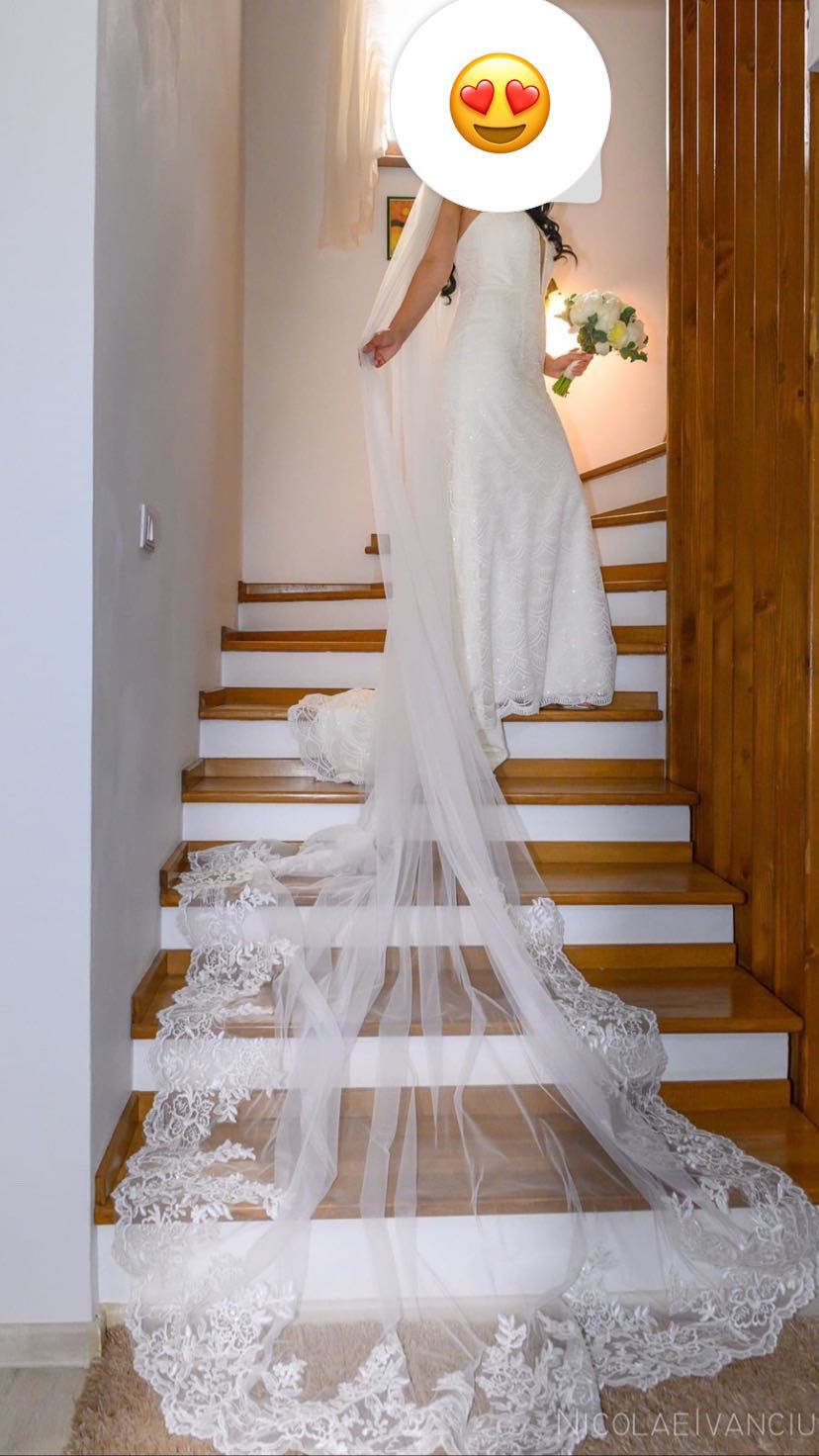 Rochie de mireasa La Novia, model Lavenda, măsura S-M