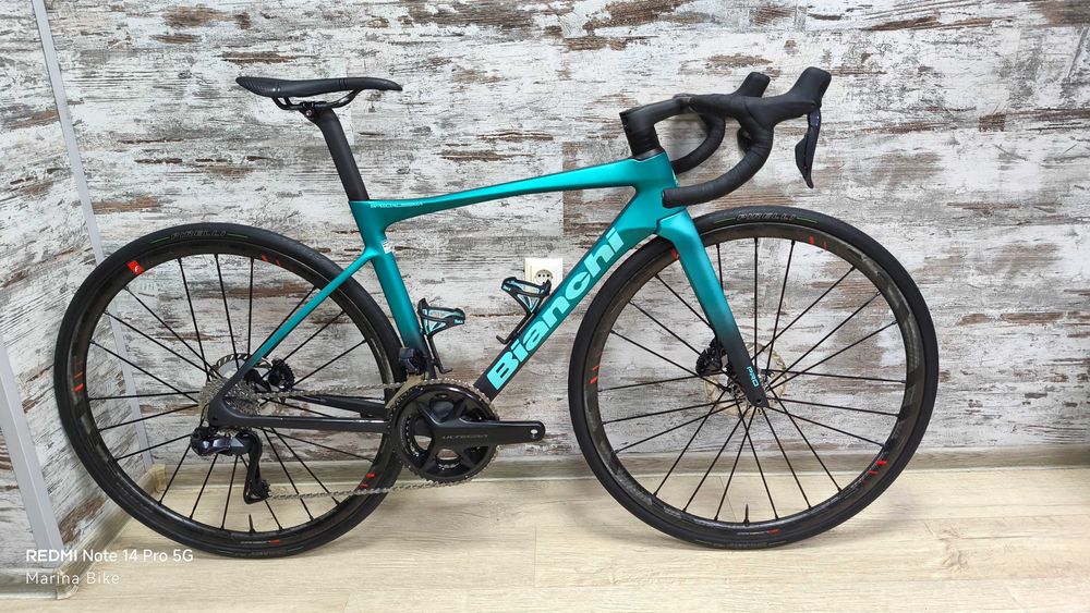 Cursiera de carbon Bianchi Specialissima Pro Disc Ultegra Di2| 50
