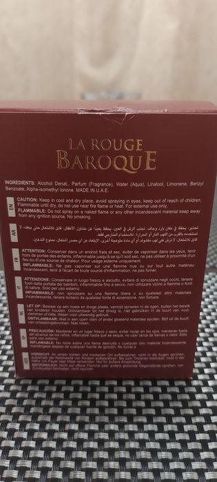 La rouge baroque extreme