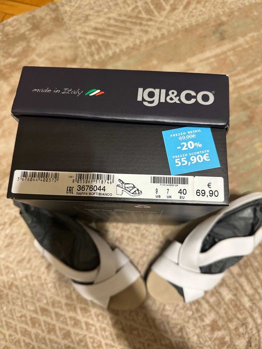 Дамски сандали- 40 номер- внос Италия