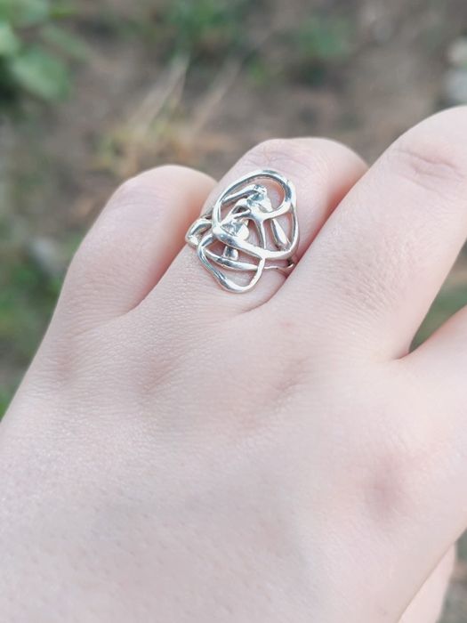 Vechi inel din argint de 925