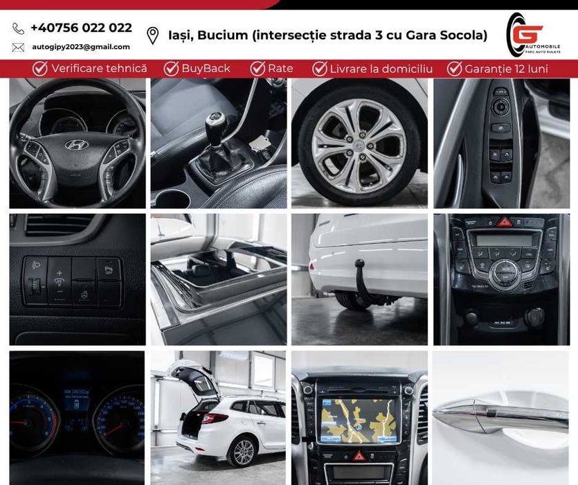 Hyundai I30 Fab2014 Diesel Euro5 Climatronic Navi Xenon Cameră Piele