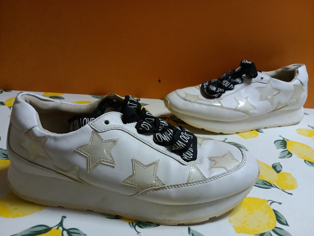 Zara N 39 сникърси кожени - 20 ля