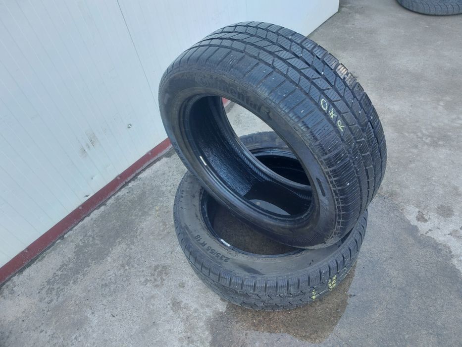 135 lei bucata! Doua anvelope M+S/IARNA 235 55 18 Continental! 7 mm