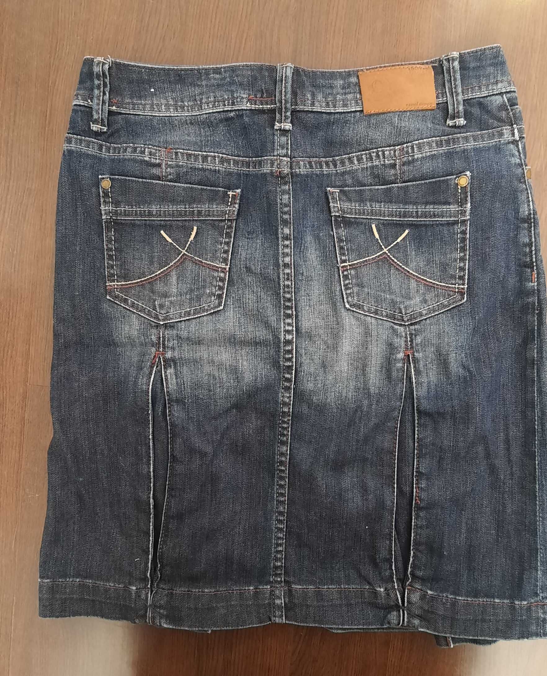 Fuste denim / raiate