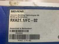 Siemens RXA21.1/FC-02 room conteoller