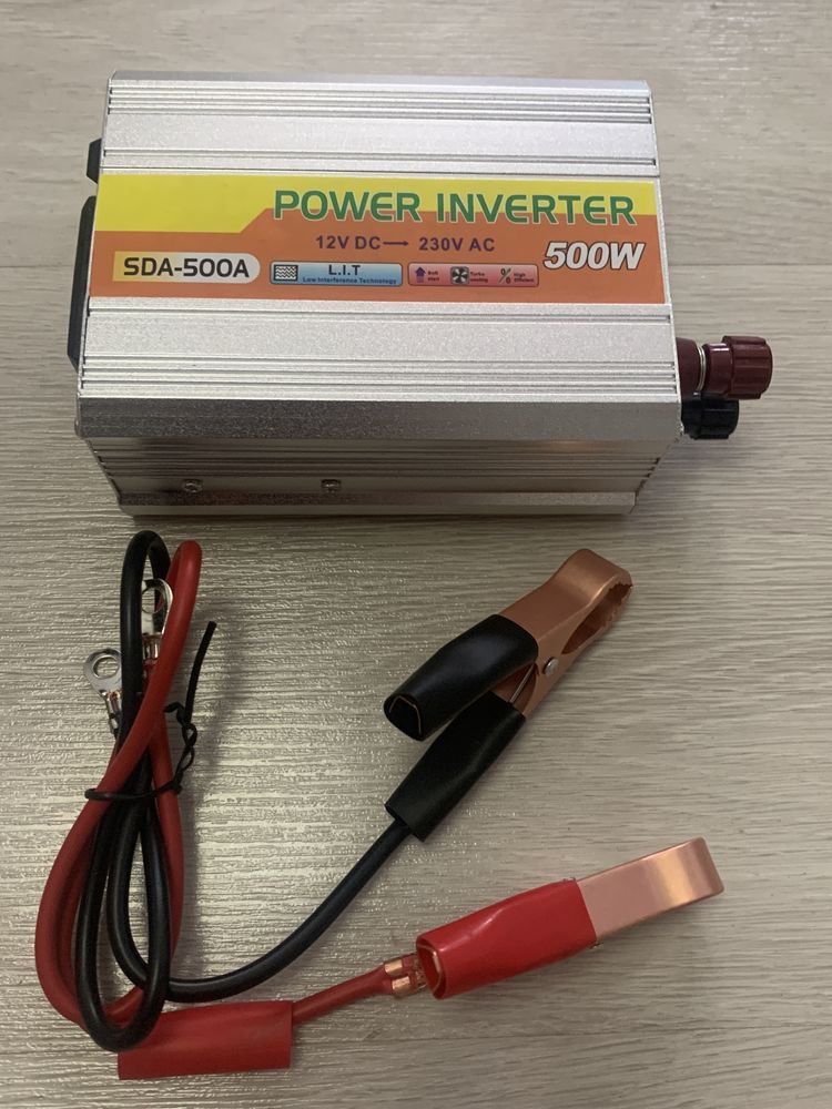 Invertor convertor 12v la 220V 500W, USB