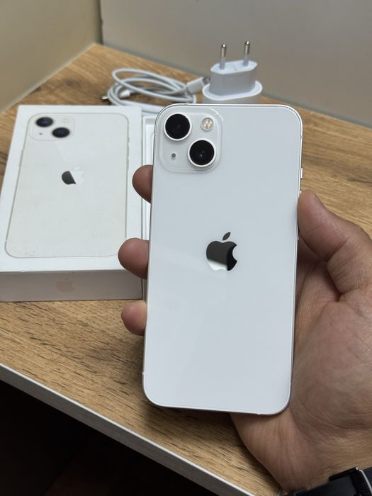  iPhone 13 5G 128gb LZ/A starlight аккум 100% бір ай болмаған телефон