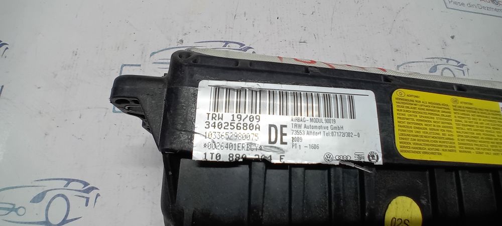 airbag pasager volkswagen touran 2012