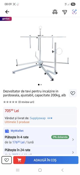 Derulator teava + Pistol Tacker