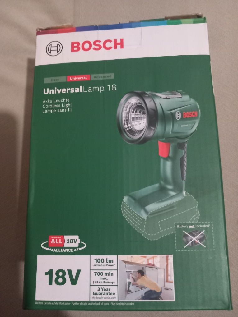 lampa lucru  bosch pe acumulator