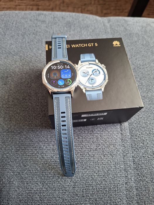 Huawei Watch GT5 46mm гаранция до 11.2026