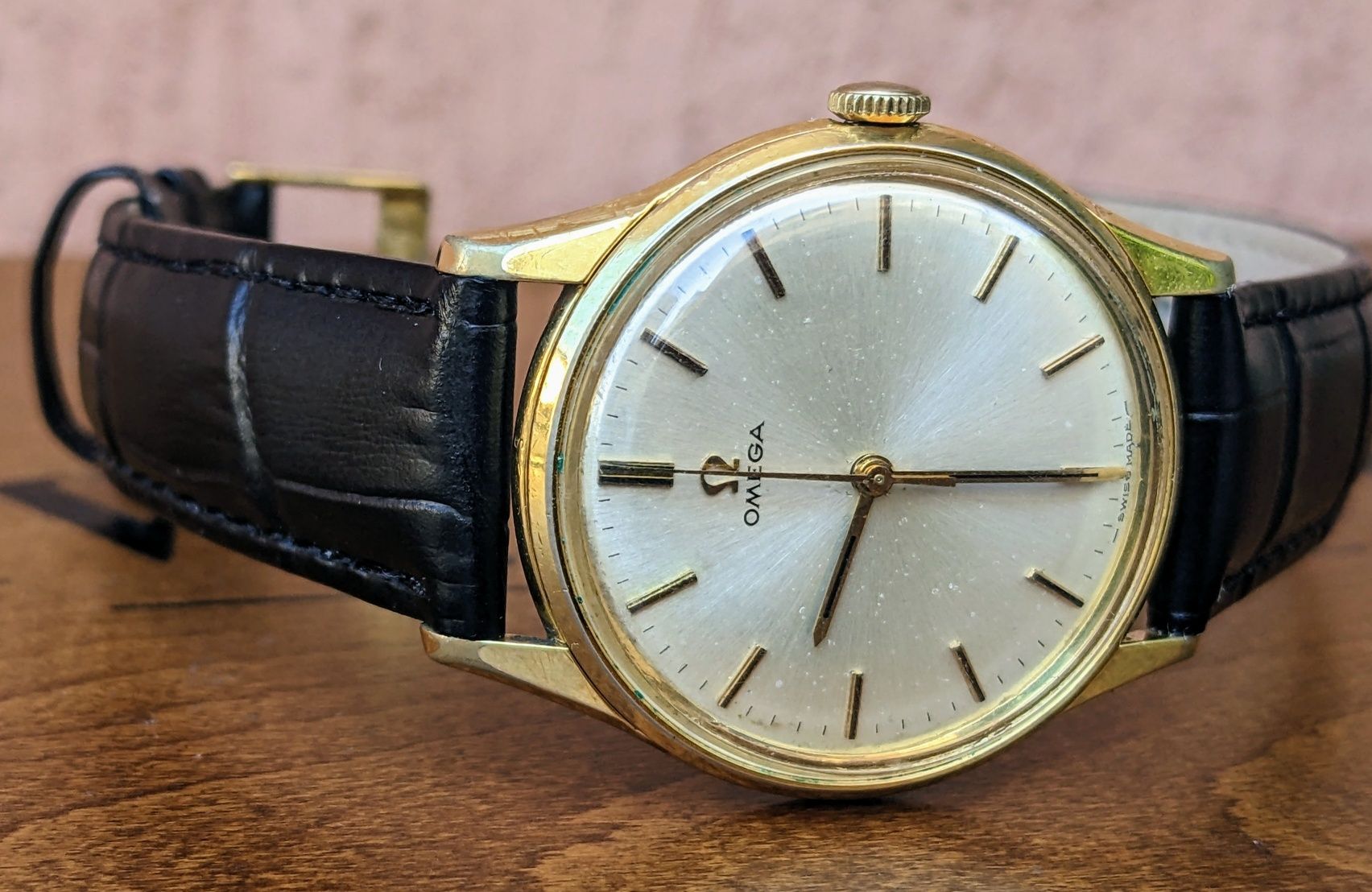 Vintage Omega cal.601 gold plated