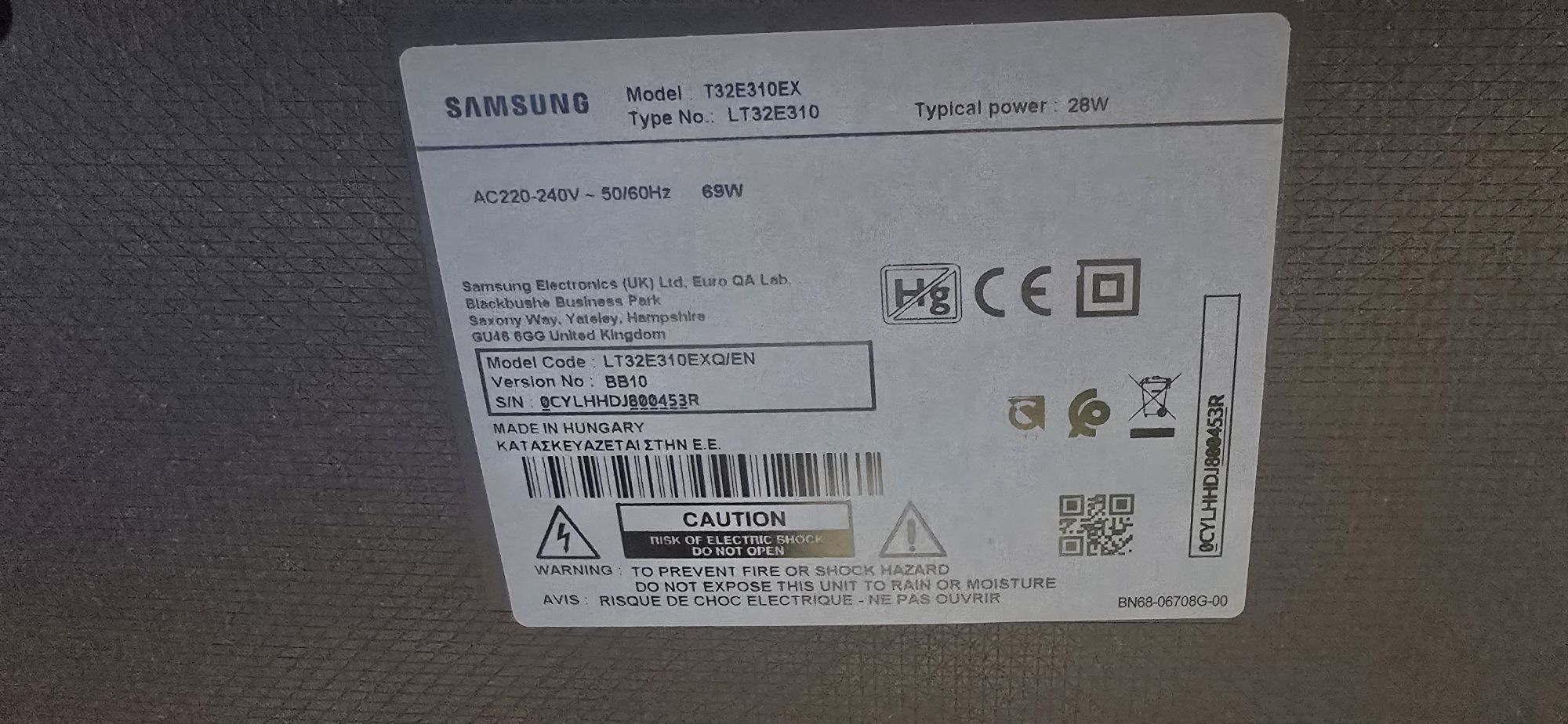 Телевизор/Монитор Samsung T32E310EX  32 инча