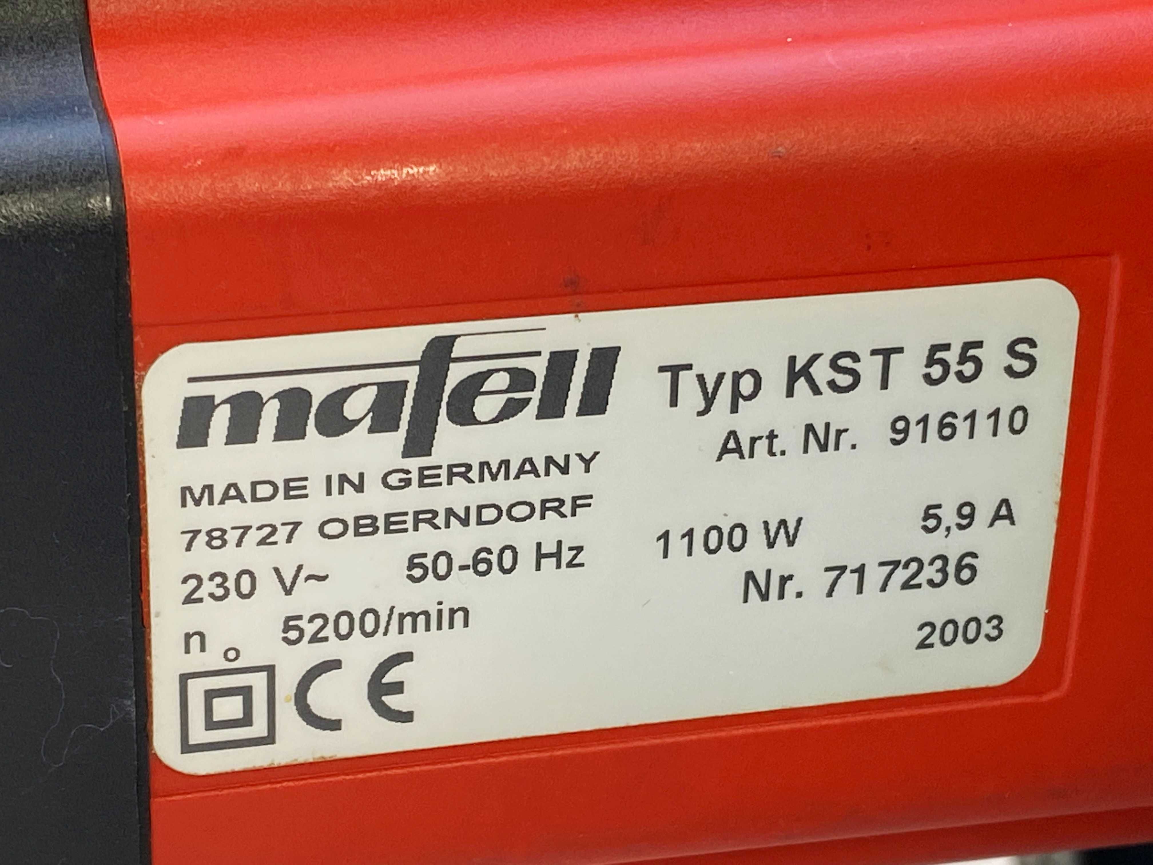 Mafell KST55S 1100W потапящ циркуляр!