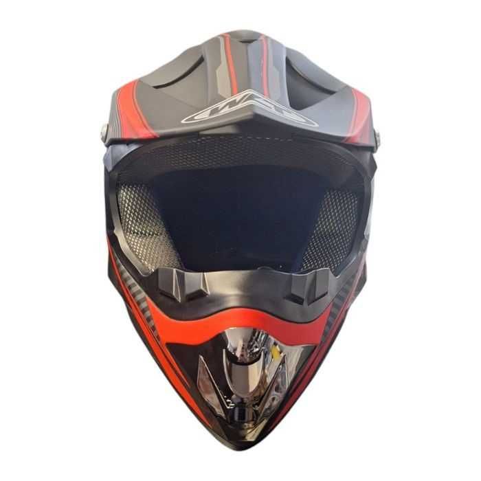 Детска Мото Крос Каска, 125, XXS, XS, S и M размер, Black/Red Argos