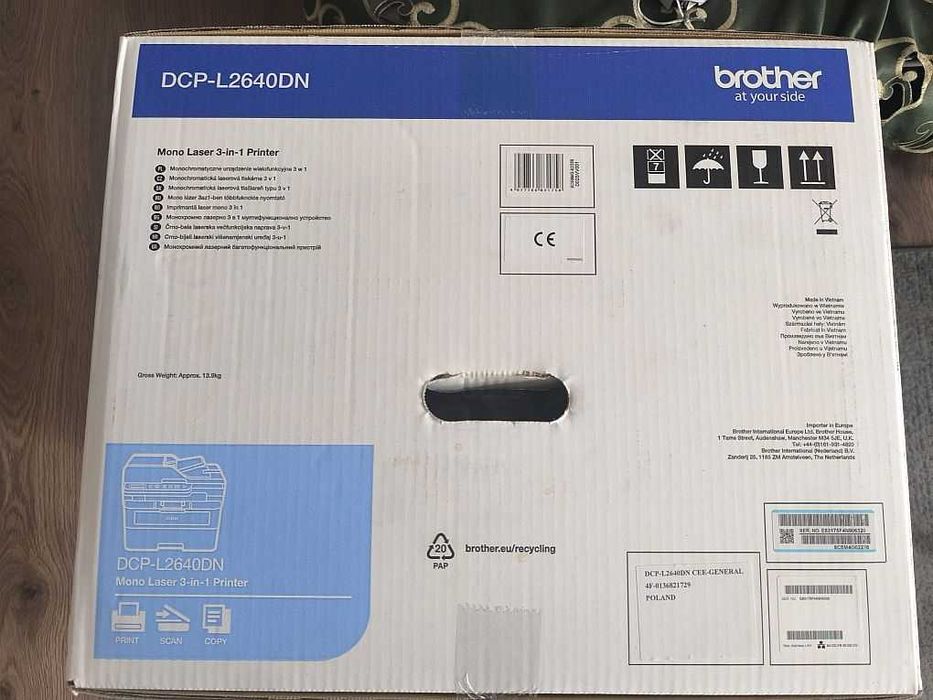 Multifunctional Brother DCP-L2640DN alb-negru