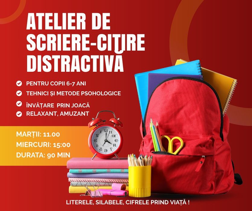 Atelier de scriere-citire distractivă