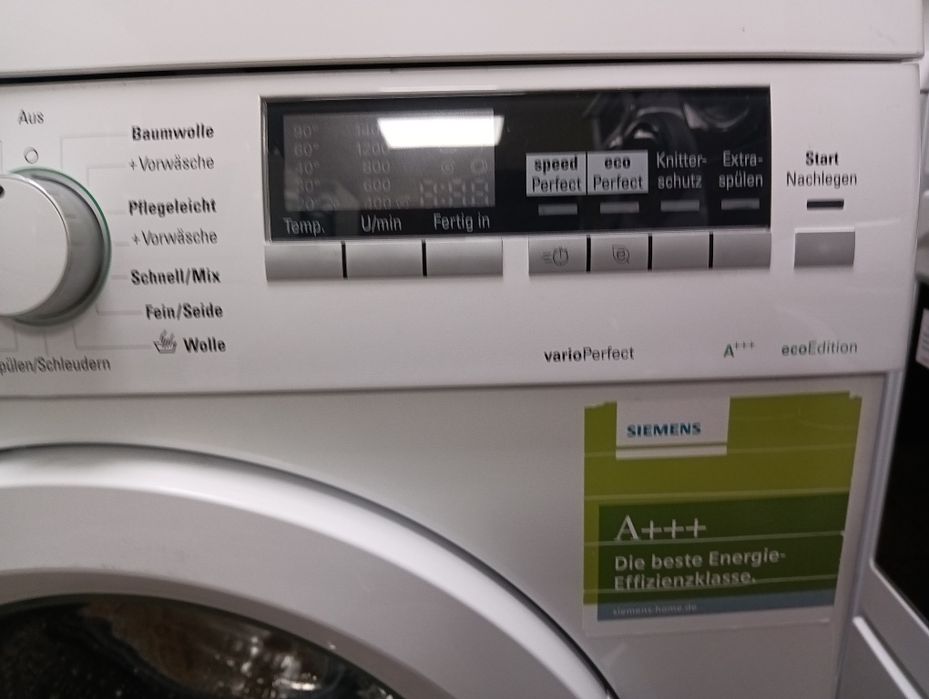 Като нова пералня Сименс Siemens A+++ 7кг  2 години гаранция!