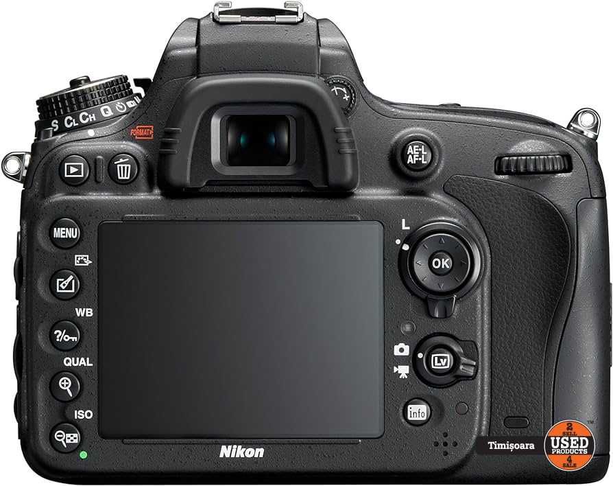 Body DSLR Nikon D600  FX 24.3 Mp, Black | UsedProducts.Ro