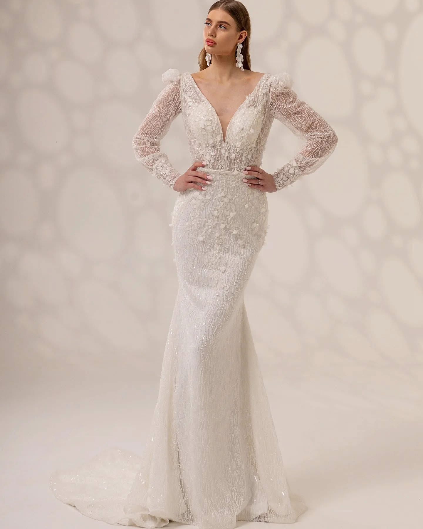 Rochie mireasă tip sirenă