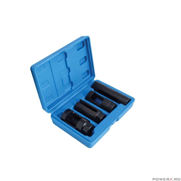 Set tubulare pentru demontat injectoare diesel 1/2", 4 piese, VW, BMW,