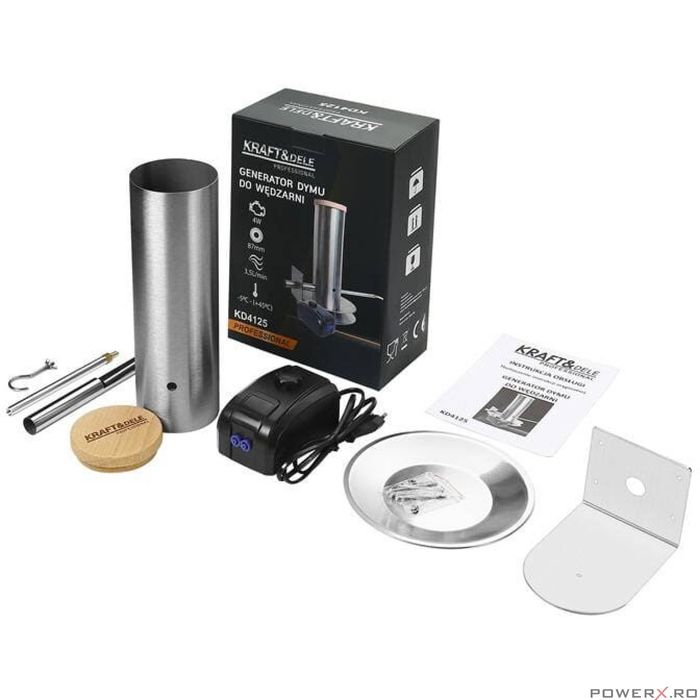 Generator de fum pentru afumare la rece, capacitate 3.5L/min, Kraft