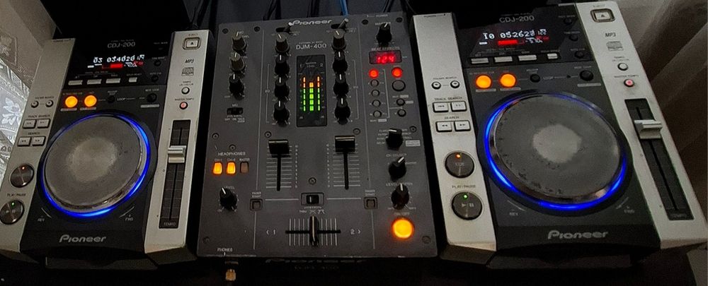 DJ Техника Pioneer CDJ200 и DJM-400 Пулт !