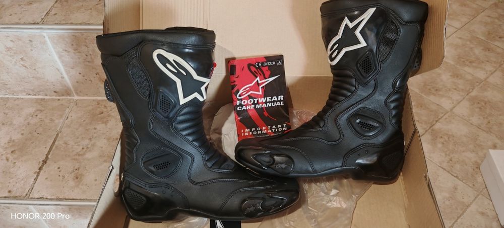 Ботуши за мотор Alpinestars s-mx 5  Black