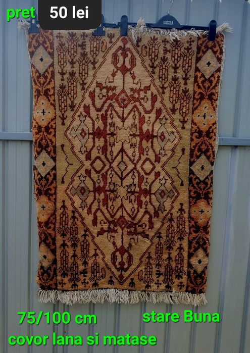 Covor lana si matase