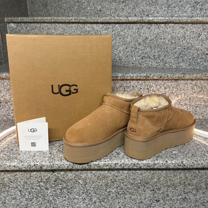 UGG Ultra Mini Platform Noi Chestnut