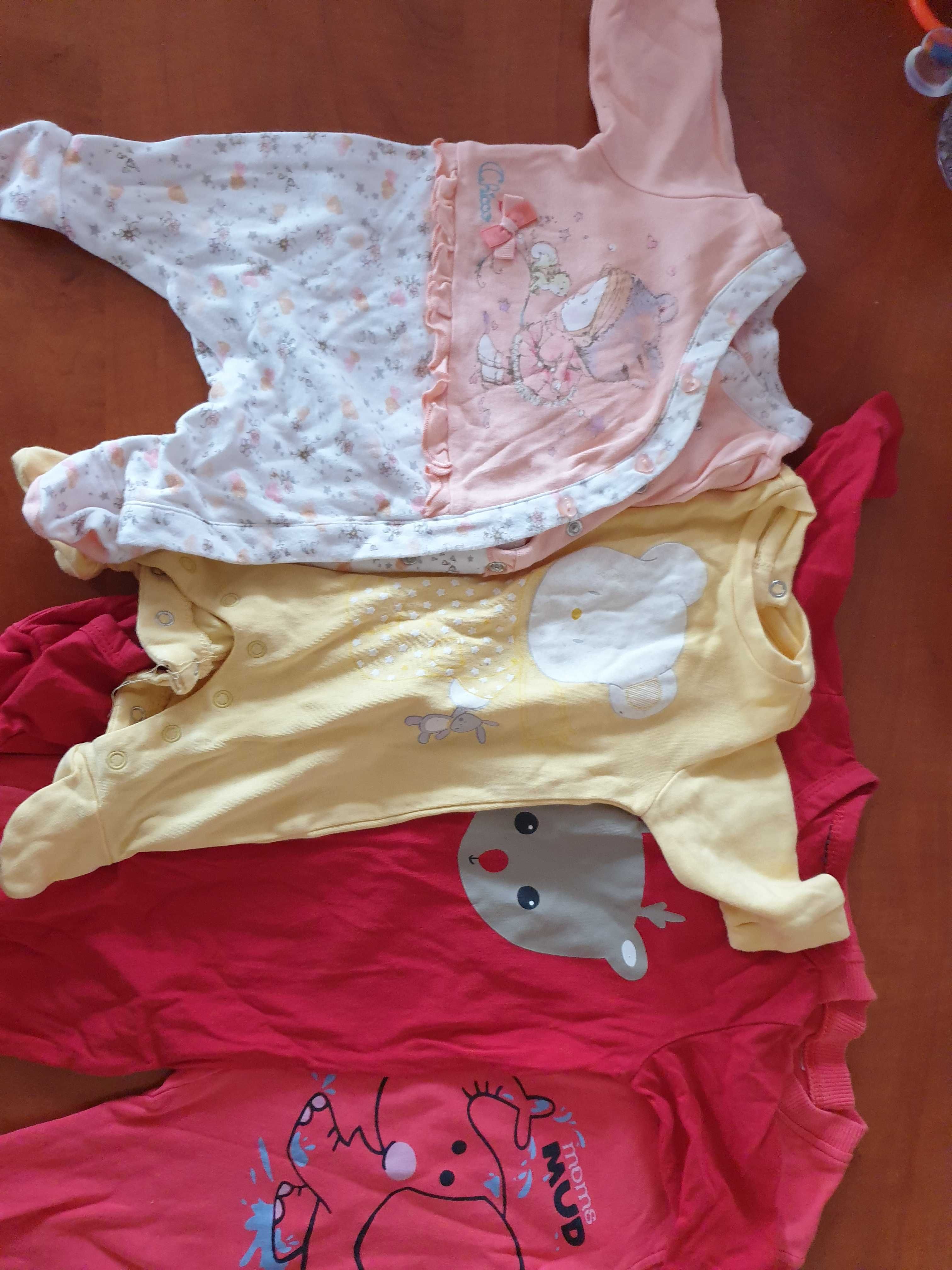 Бебешки гащеризон,ромпър,комплект 
блуза с клинче рр 50см.-62см.