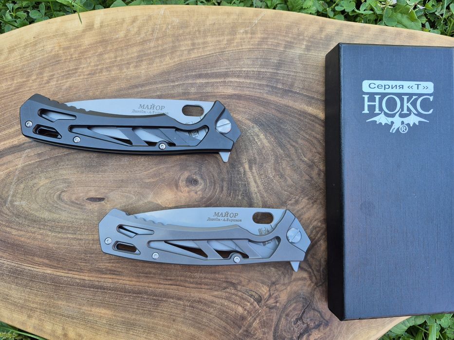 Руски сгъваем нож НОКС МАЙОР нов модел