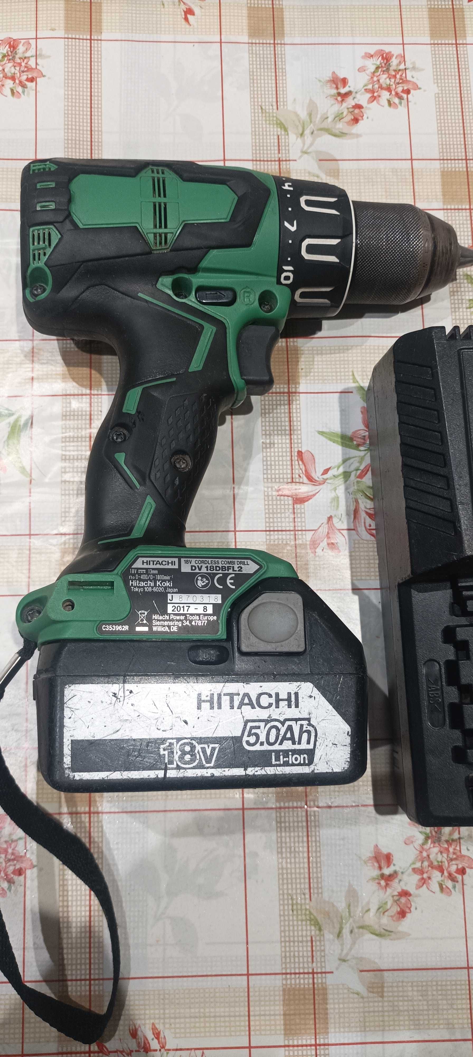 HiKOKI - Hitachi DS18DBSL безчетков -70 Nm