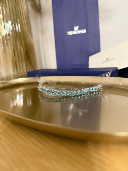 Brățară Swarovski Matrix tennis new turcoaz