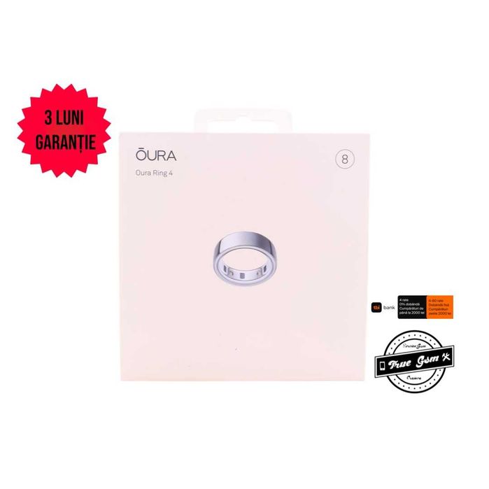 Inel Oura 4 Marimea 8 Silver | TrueGSM