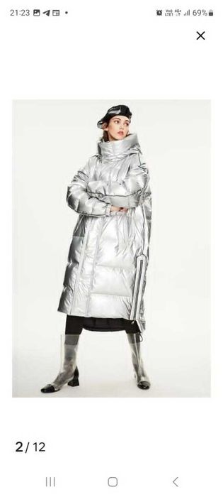 Пальто пуховик новый