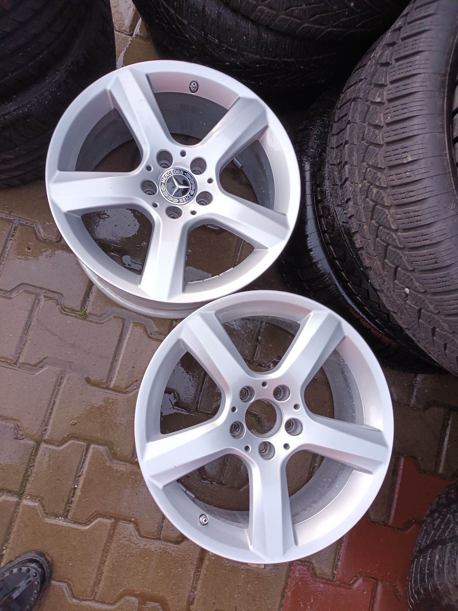 2 jante aliaj 5x112 R17 originale mercedes SLK  W172