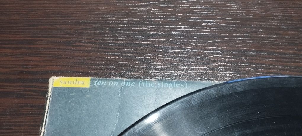 Disc vinyl, pick-up, turnable Sandra - ten on one