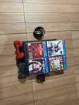 Ps 4 pro с два джойстика и 4 игри