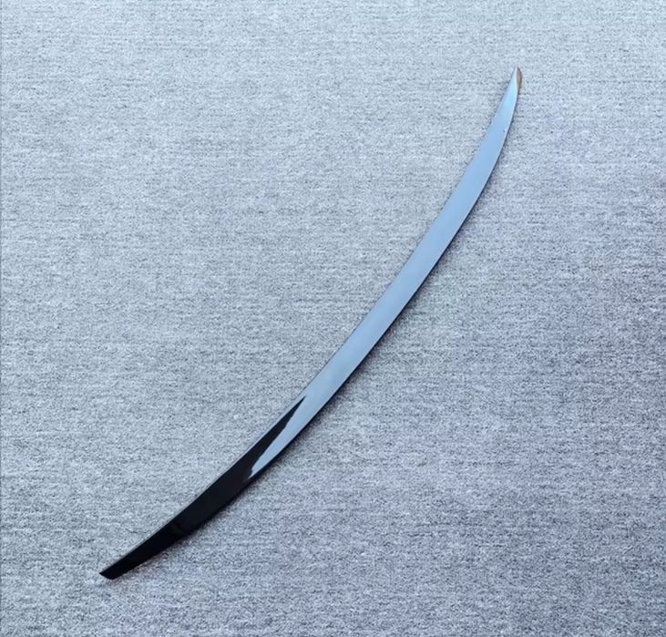 Eleron Spoiler codita lip tuning sport Audi A6 C6 negru lucios