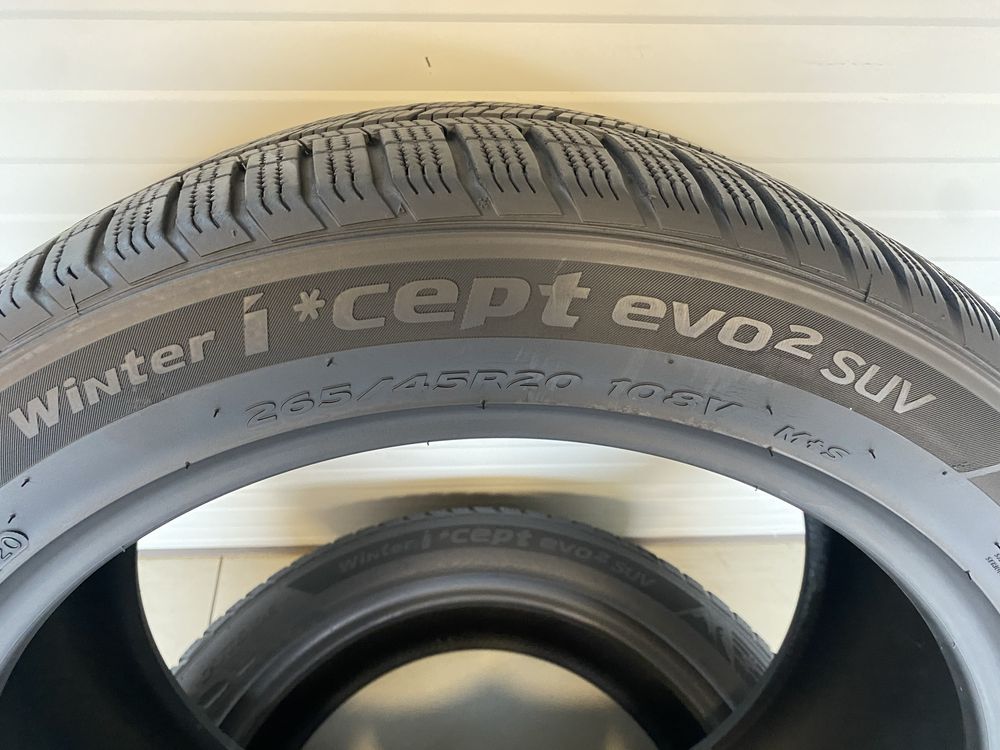 2бр зимни гуми265/45/20/Hankook Icept Evo2 SUV/dot4320/5.3мм грайпфер