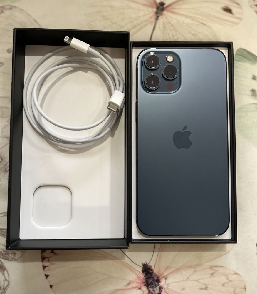 Iphone 12 pro max 256 gb pacific blue Бартер за 16pro