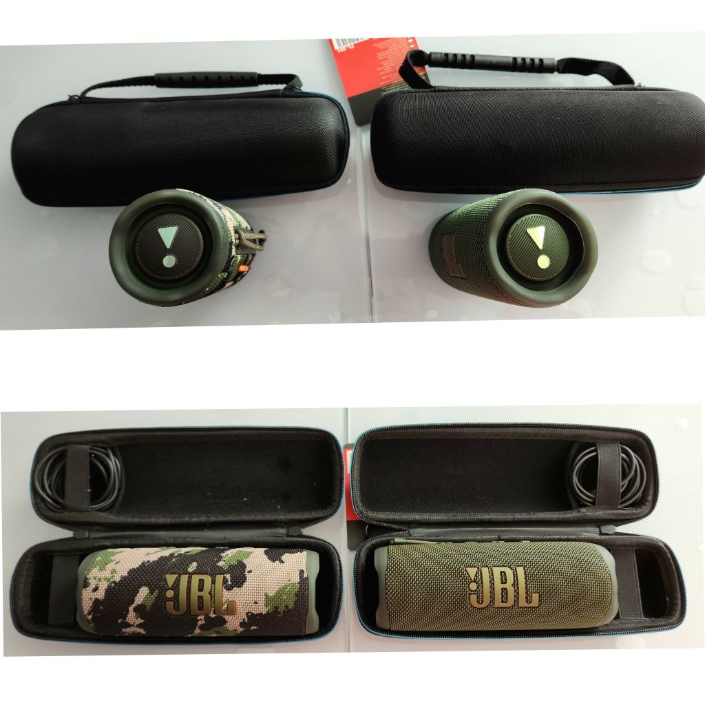 Vând JBL FLIP 6 două bucăți Camuflaj și Verde Army impecabile