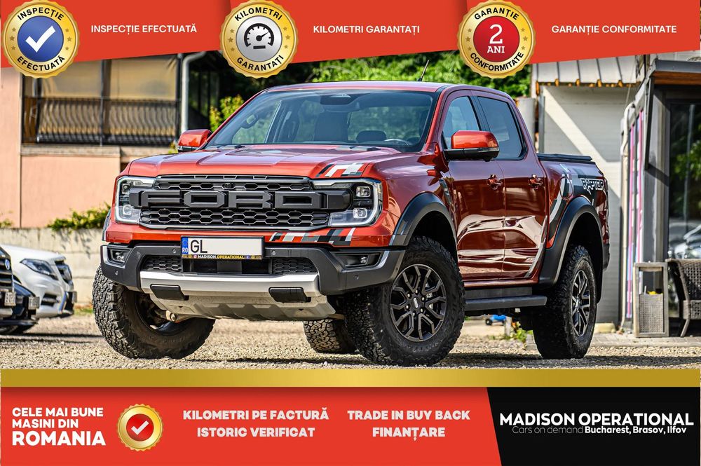 Ford Ranger RAPTOR 3.0 Benzina , Bang&Olufsen , 4X4 , CarPlay , ACC